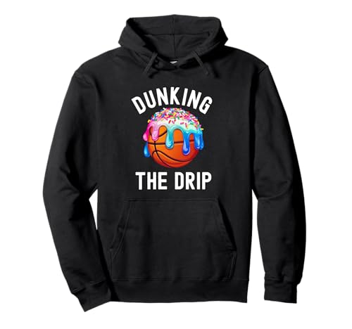 Basketball Jungen Mädchen Streusel Basketball Eis Tropfen Pullover Hoodie Basketball Jungen Mädchen Streusel Basketball Eis Tropfen Pullover Hoodie von Ice Cream Drip Basketball Stuff Boys Girls