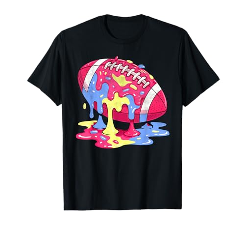 Fußballausrüstung für Jungen, Distressed Ice Cream, für Jugendliche T-Shirt von Ice Cream Football Drip Stuff Boys Football Shirts