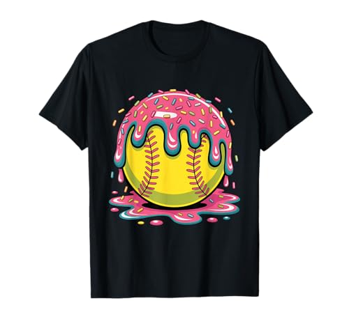 Softball Drip Ice Cream Sprinkles Softball Women Kids Girls T-Shirt Softball Drip Ice Cream Sprinkles Softball Women Kids Girls T-Shirt von Ice Cream With Sprinkles Softball Drip For Girls