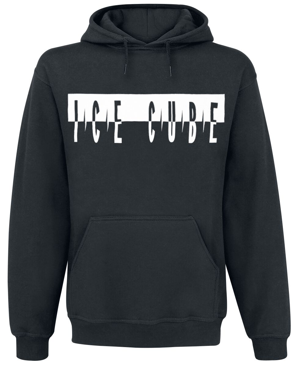 Ice Cube Kapuzenpullover - Half Face - S bis XL - für Männer - Größe S - schwarz  - Lizenziertes Merchandise! von Ice Cube