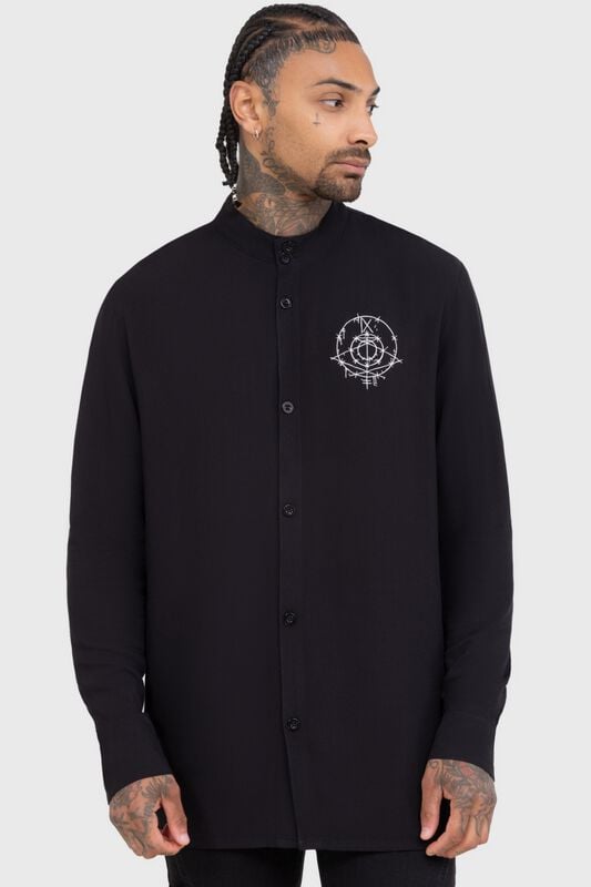 Ice Nine Kills by Killstar Ashes To Ashes Mens Shirt Langarmhemd schwarz in L von Ice Nine Kills by Killstar