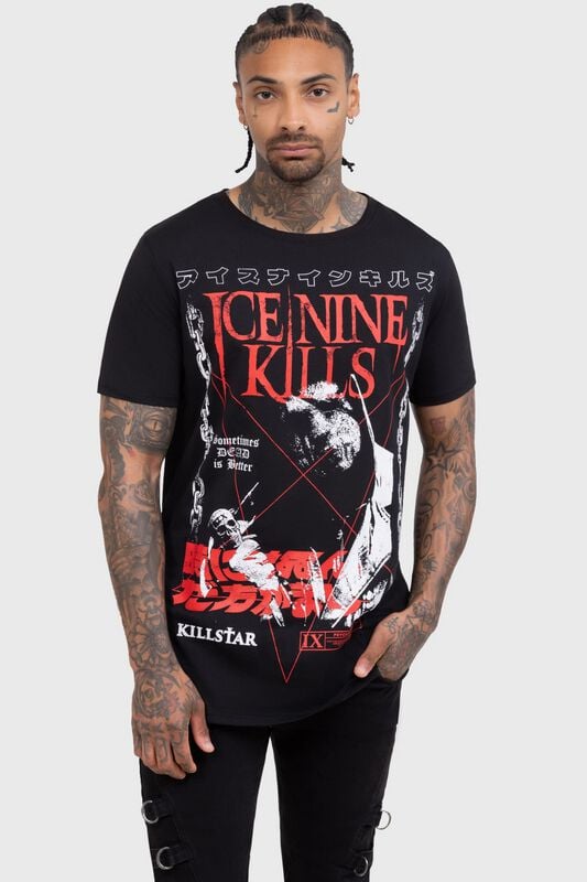 Ice Nine Kills by Killstar - Gothic T-Shirt - Sometimes Dead Is Better T Shirt - XS bis 4XL - für Männer - Größe 4XL - schwarz von Ice Nine Kills by Killstar