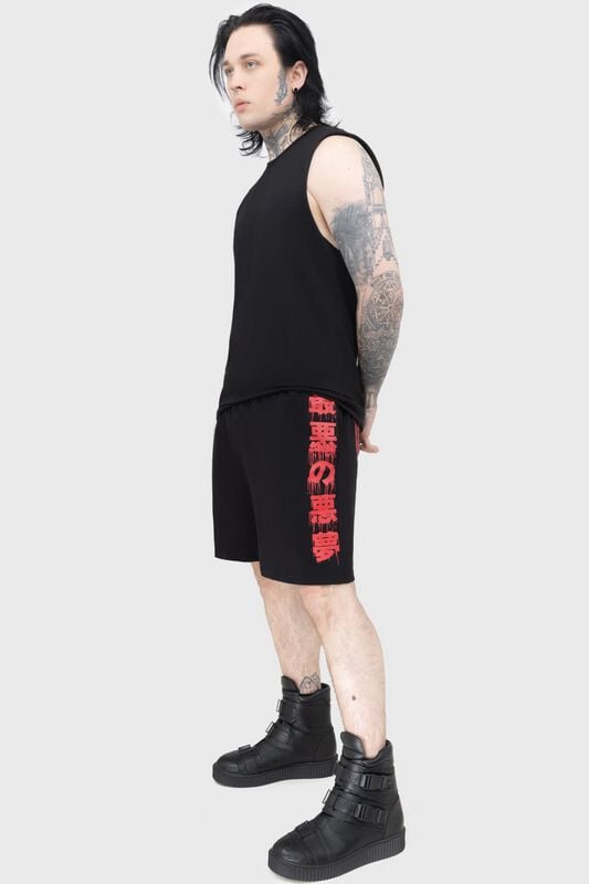 Ice Nine Kills by Killstar Psychos Only Jersey Shorts Short schwarz in 3XL von Ice Nine Kills by Killstar