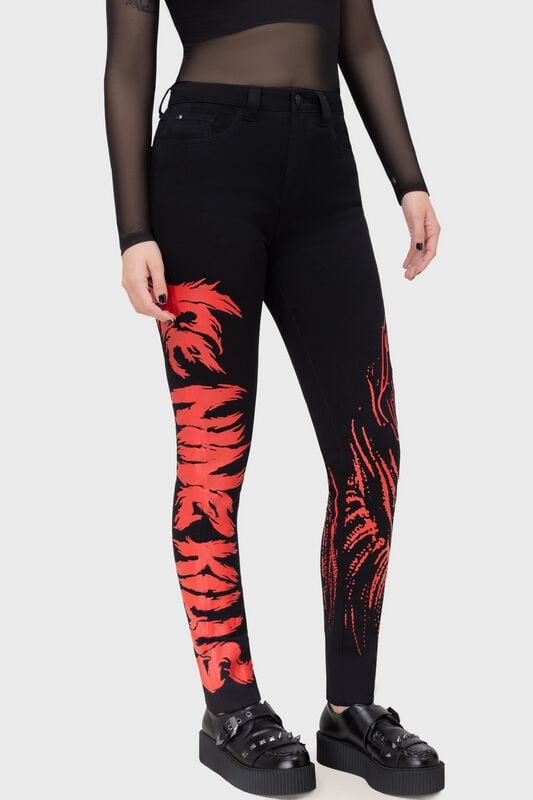 Ice Nine Kills by Killstar Take Your Pick Skinny Jeans Jeans schwarz in 4XL von Ice Nine Kills by Killstar