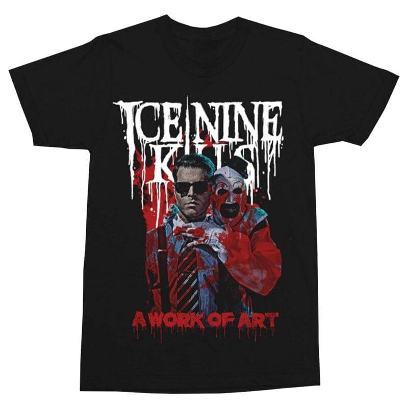 Ice Nine Kills A Work Of Art Spencer T-Shirt schwarz in XL von Ice Nine Kills