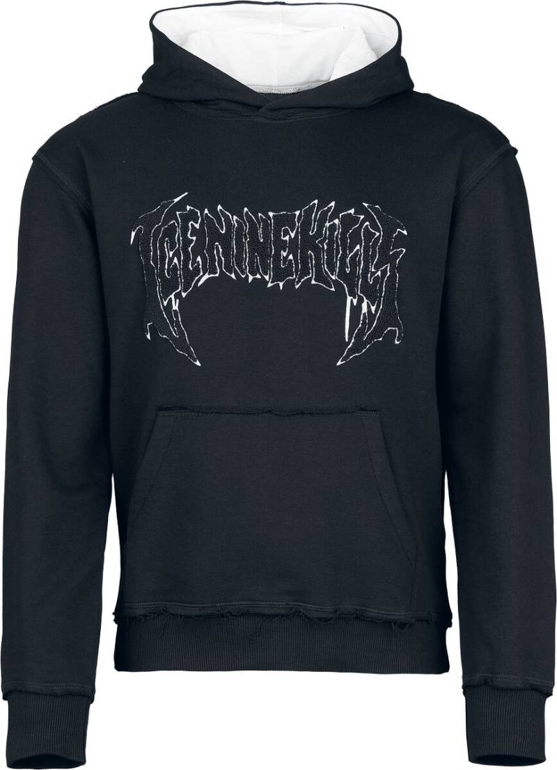 Ice Nine Kills Kapuzenpullover - Logo - S bis 4XL - für Männer - Größe XXL - schwarz/weiß  - EMP exklusives Merchandise! von Ice Nine Kills