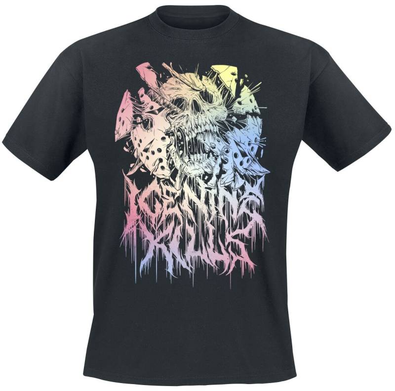 Ice Nine Kills Pastel Skull T-Shirt schwarz in 4XL von Ice Nine Kills