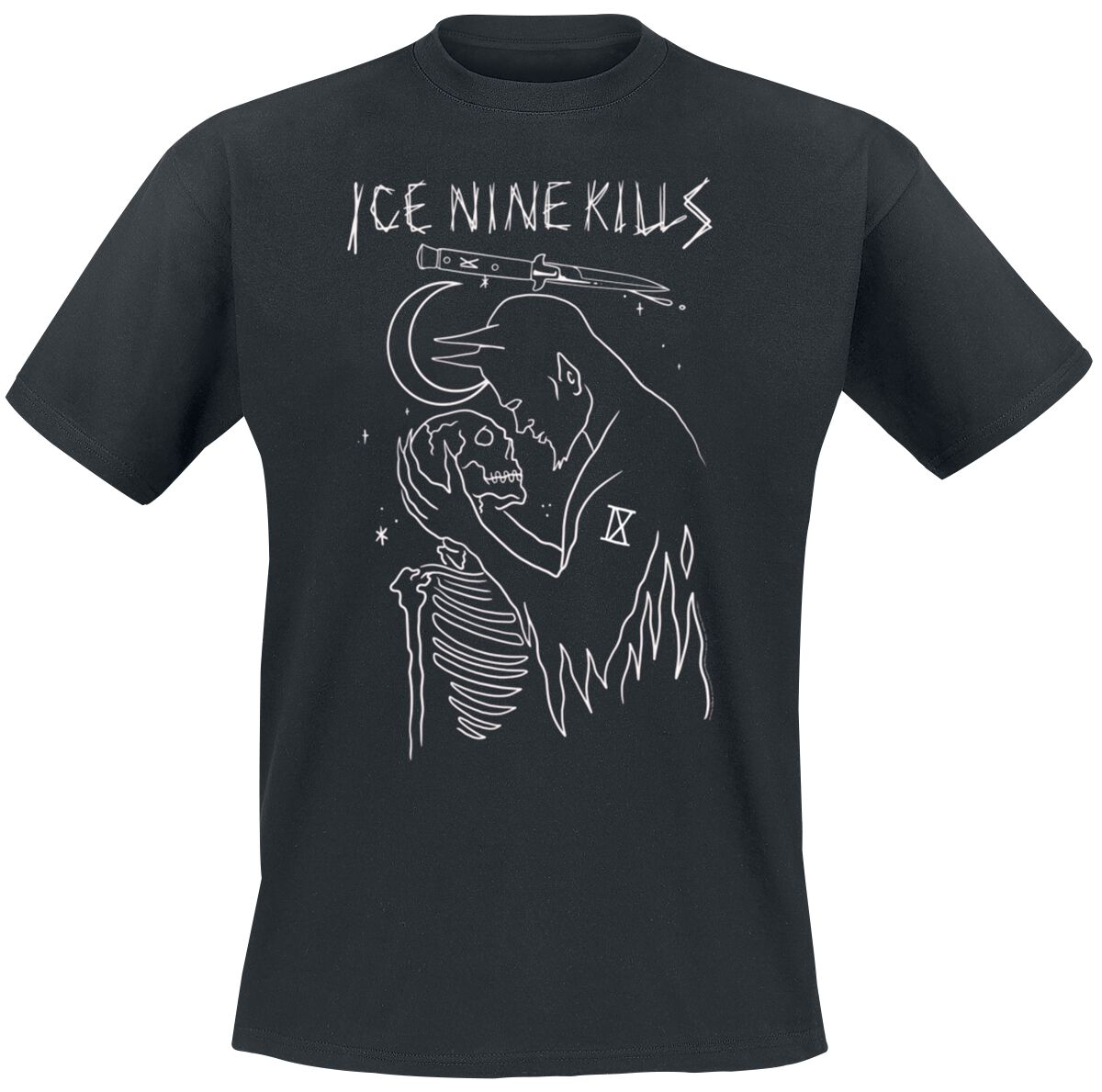 Ice Nine Kills T-Shirt - Demonic Romantic - M bis 4XL - für Männer - Größe 4XL - schwarz  - Lizenziertes Merchandise! von Ice Nine Kills