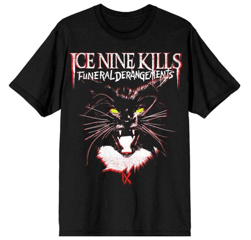 Ice Nine Kills T-Shirt - FD Cat - S bis 4XL - für Männer - Größe 3XL - schwarz  - Lizenziertes Merchandise! Ice Nine Kills T-Shirt - FD Cat - S bis 4XL - für Männer - Größe 3XL - schwarz  - Lizenziertes Merchandise! von Ice Nine Kills