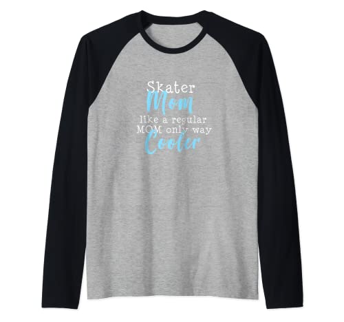 Eiskunstlauf-Mom Eiskunstlauf-Mama Raglan von Ice Skating Tees