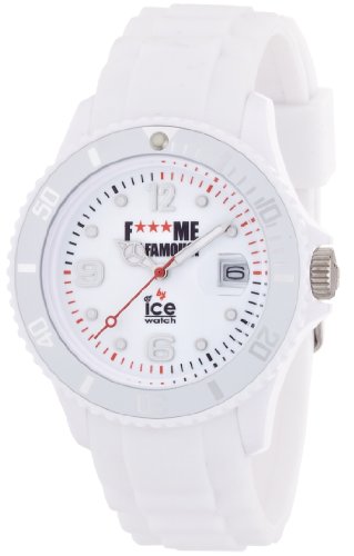 Ice-Watch Unisex - Armbanduhr F*** Me I'm Famous Analog Quarz Silikon FM.SI.WE.U.S.11 von Ice-Watch