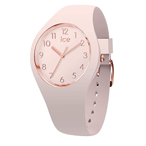 ICE-WATCH Ice-Glam Damen Uhr analog Japanisches Quarzwerk mit Silikon Armband IC015330 von ICE-WATCH