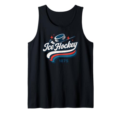 Eishockey 1875 Sport Varsity Vintage Jungen Mädchen Tank Top von IceHockeyAxis1