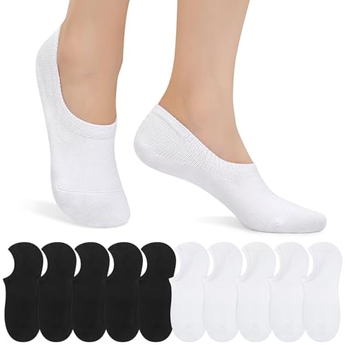IceReco Sneaker Socken Herren 47-49 Loafer No Show Socken Herren 10 Paar Unsichtbare Füßlinge Damen Füsslinge Sneakersocken Sportsocken Running Socks Men von IceReco