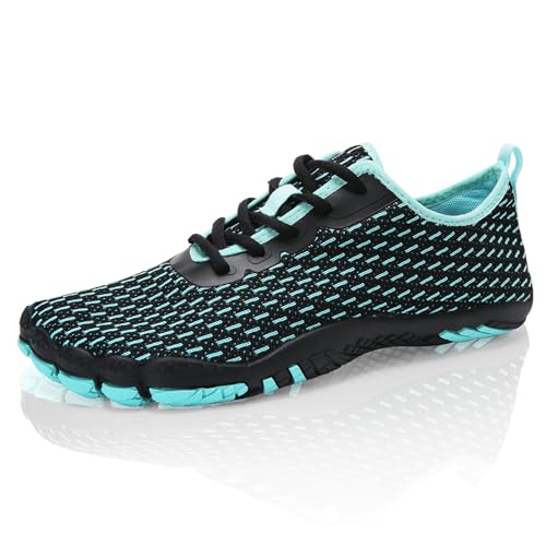 IceUnicorn Barfuss Schuhe Damen Barfußschuhe Herren Damen Strandschuhe Schwimmschuhe Wasserschuhe Aquaschuhe Fitnessschuhe (A151Grün,39EU) von IceUnicorn