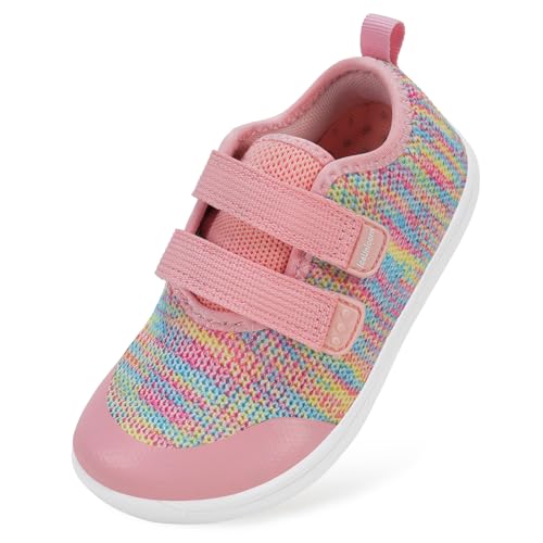 IceUnicorn Barfuß Sneaker Jungen Mädchen Berite Schuhe Kinder Barfußschuhe Minimalistische Hausschuhe(Farbig, 31EU Weit) von IceUnicorn