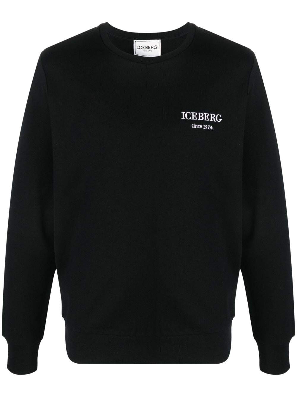 Iceberg Sweatshirt mit Logo-Stickerei - Schwarz von Iceberg