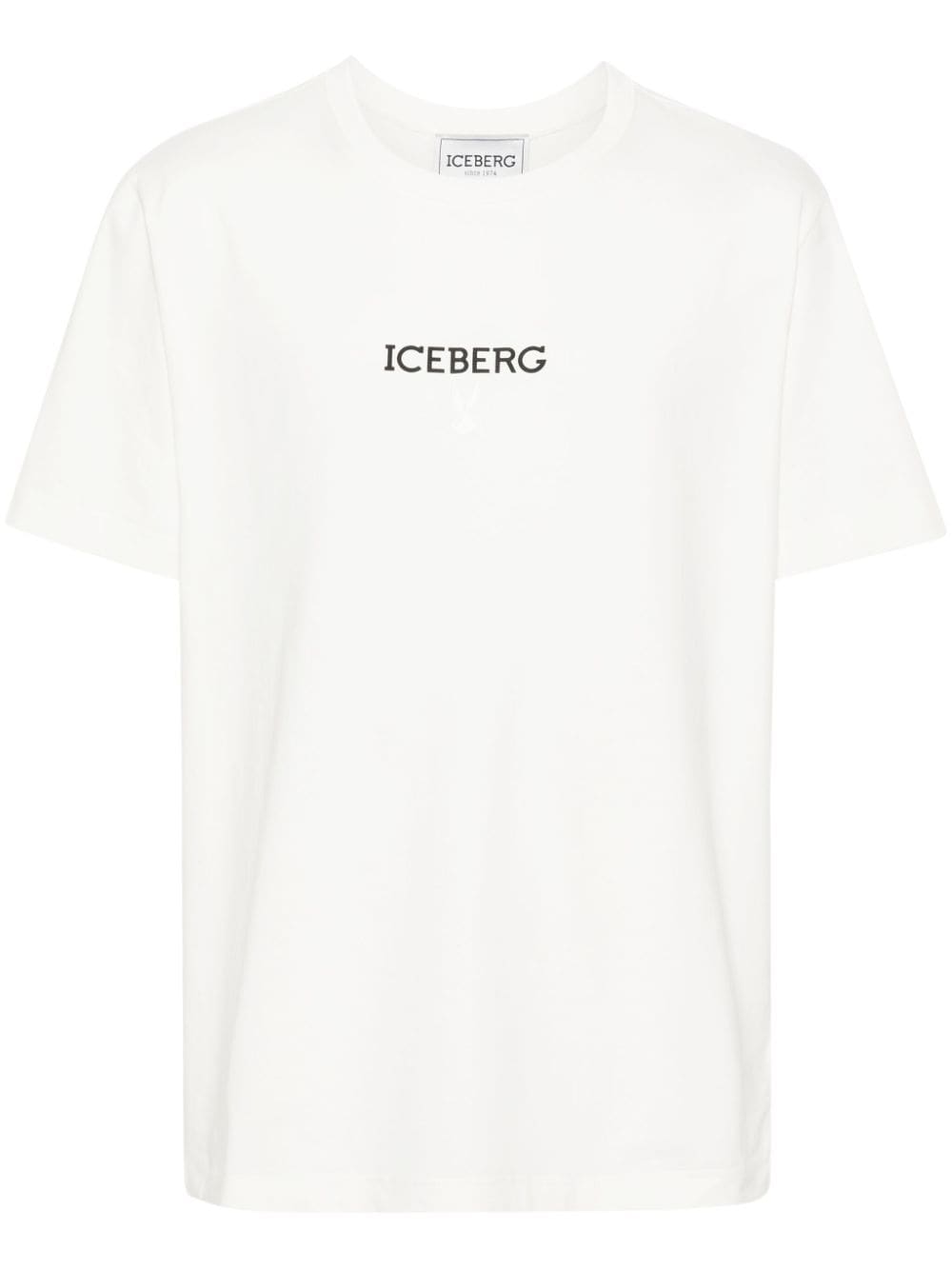 Iceberg T-Shirt mit Logo-Print - Nude von Iceberg