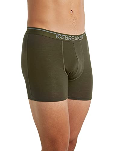Icebreaker Merino Herren Anatomica Underwear-Boxer Boxershorts, Loden, X-Large von icebreaker