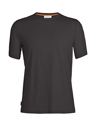 Icebreaker Merino Herren Cool-Lite Baumwolle, kurzärmelig, lässiges Basic T-Shirt, Monsoon, Medium von Icebreaker