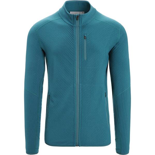 ICEBREAKER Herren Fleecejacke Descender Long Sleeve Zip von Icebreaker