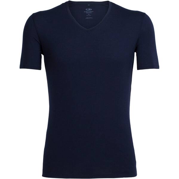 ICEBREAKER Herren Funktionsunterhemd / Unterhemd "Anatomica Short Sleeve V" von Icebreaker