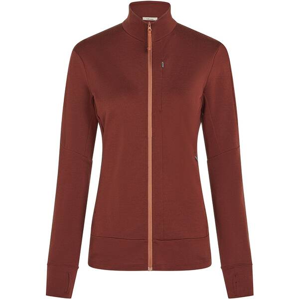 ICEBREAKER Icebreaker Damen Kleid Mer 260 Quantum IV LS Zip von Icebreaker