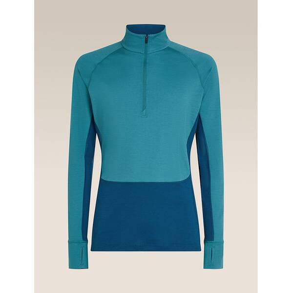 ICEBREAKER Icebreaker Herren Unterhemden ku.Arm He/Uni Men Merino 200 ZoneKnit LS Half Zi von Icebreaker