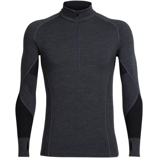 ICEBREAKER Merino Herren Shirt BodyfitZONE Winter Zone Long Sleeve Half Zip Langarm ICEBREAKER Merino Herren Shirt BodyfitZONE Winter Zone Long Sleeve Half Zip Langarm von Icebreaker