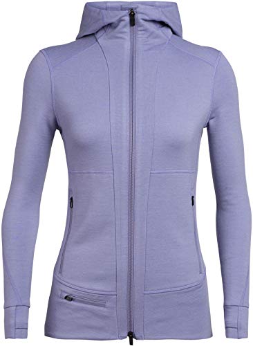 Icebreaker 250 Quantum II Longsleeve Zip Hood Jacket Women - Merinojacke von icebreaker