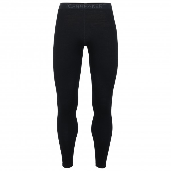 Icebreaker - 260 Tech Leggings with Fly - Lange Unterhose Gr M schwarz von Icebreaker