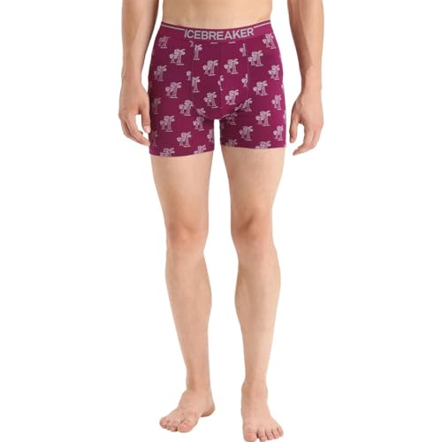 Icebreaker Anatomica Boxers Men Größe XL go Berry/AOP von Icebreaker