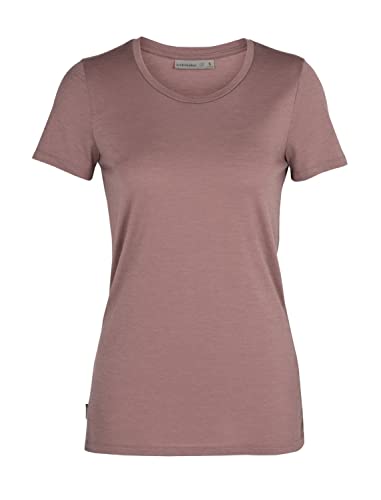 Icebreaker Damen Tech Lite Low Crewe T-Shirt, Suede, S von Icebreaker