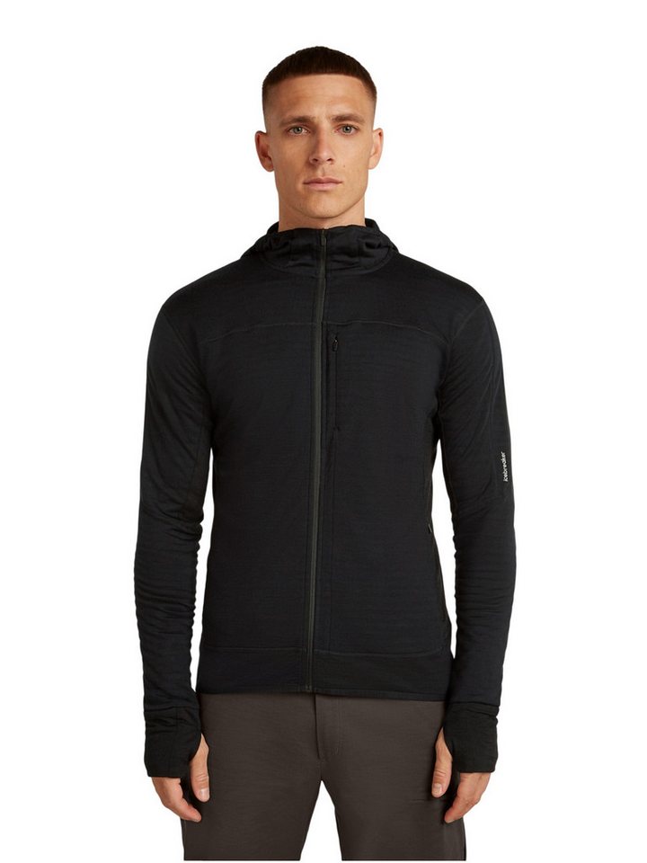 Icebreaker Fleecejacke Descender Merino Blend 300 RealFleece mit Kapuze (Merinowolle) von Icebreaker