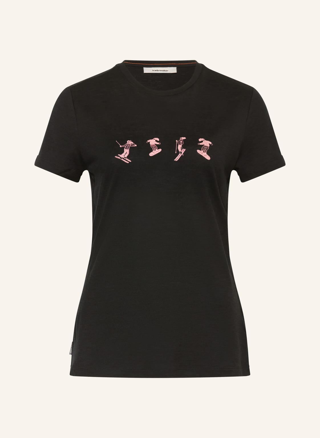 Icebreaker Funktionsshirt 150 Tech Lite Aus Merinowolle schwarz von Icebreaker