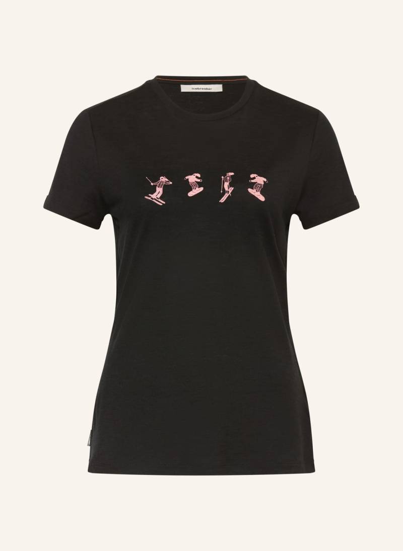 Icebreaker Funktionsshirt 150 Tech Lite Aus Merinowolle schwarz von Icebreaker