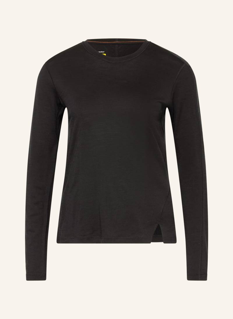 Icebreaker Funktionsshirt Merinofine™ Ace Aus Merinowolle schwarz von Icebreaker