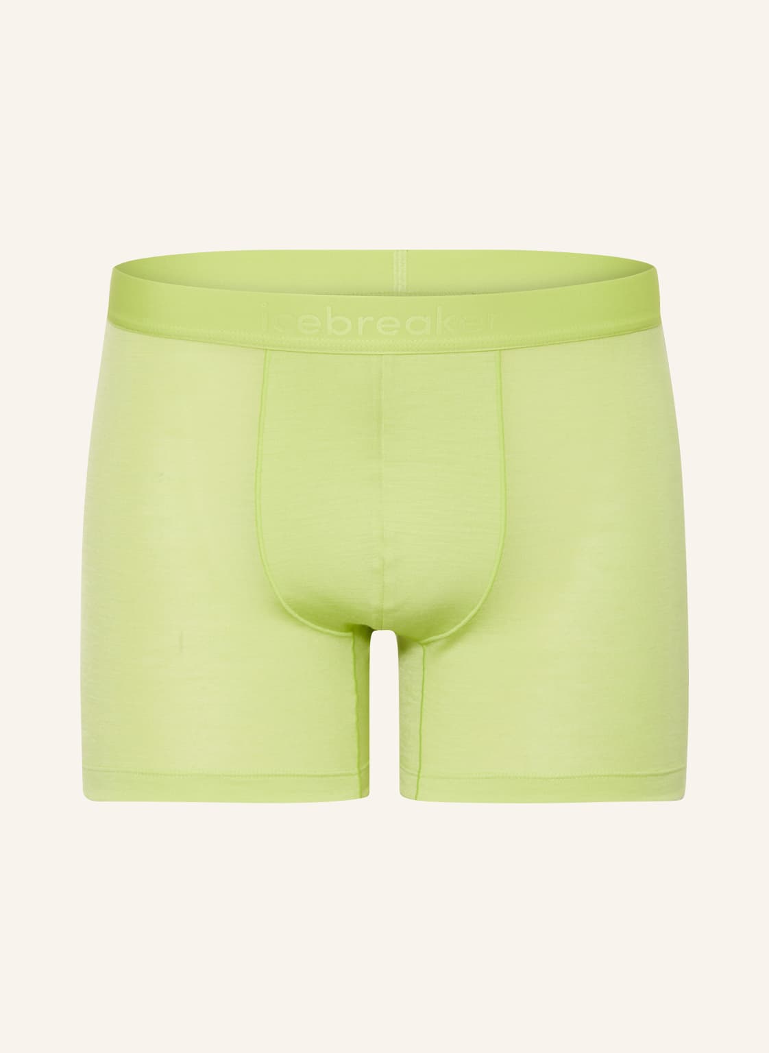 Icebreaker Funktionswäsche-Boxershorts Anatomica Mit Merinowolle gruen von Icebreaker