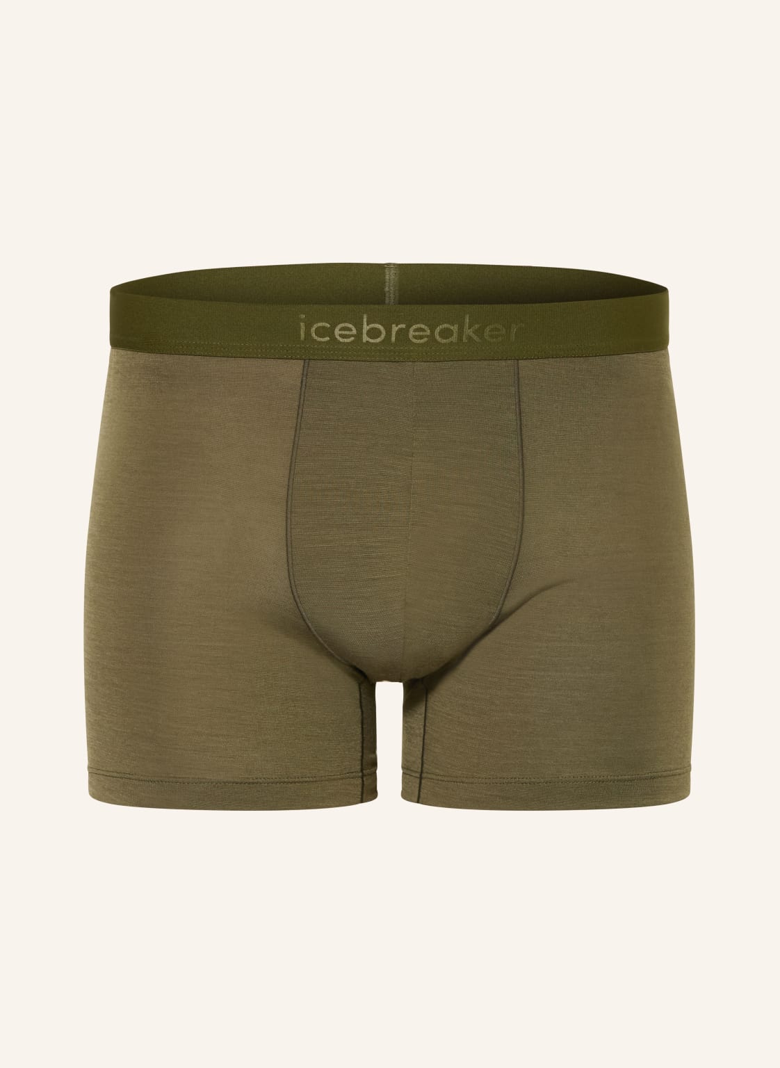 Icebreaker Funktionswäsche-Boxershorts Anatomica Mit Merinowolle gruen von Icebreaker