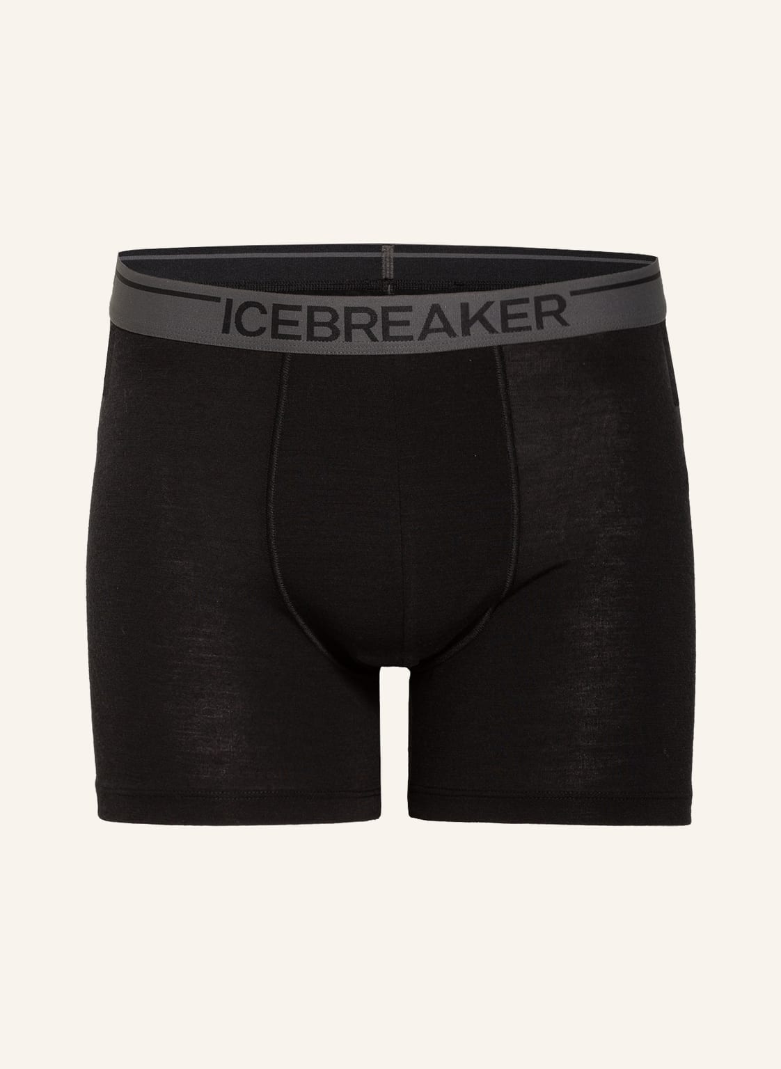 Icebreaker Funktionswäsche-Boxershorts Anatomica Aus Merinowolle schwarz von Icebreaker