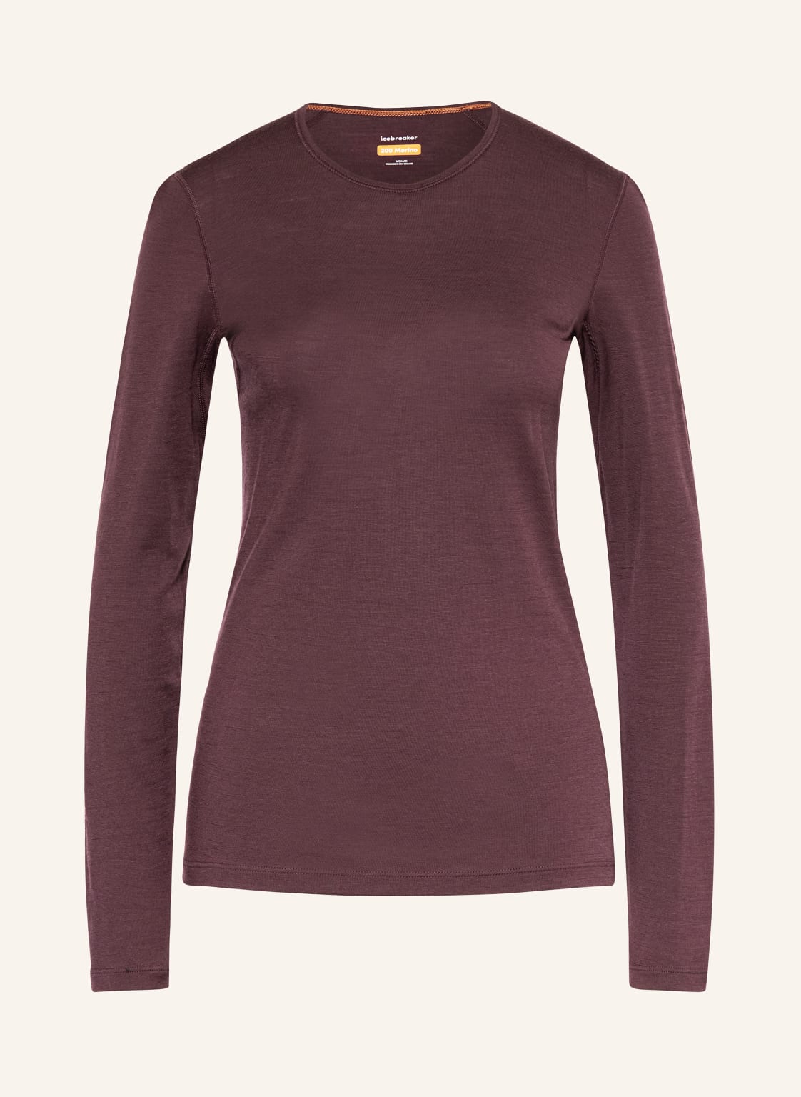 Icebreaker Funktionswäsche-Shirt 200 Oasis Aus Merinowolle beige von Icebreaker