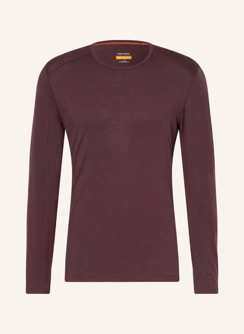 Icebreaker Funktionswäsche-Shirt 200 Oasis Aus Merinowolle braun von Icebreaker