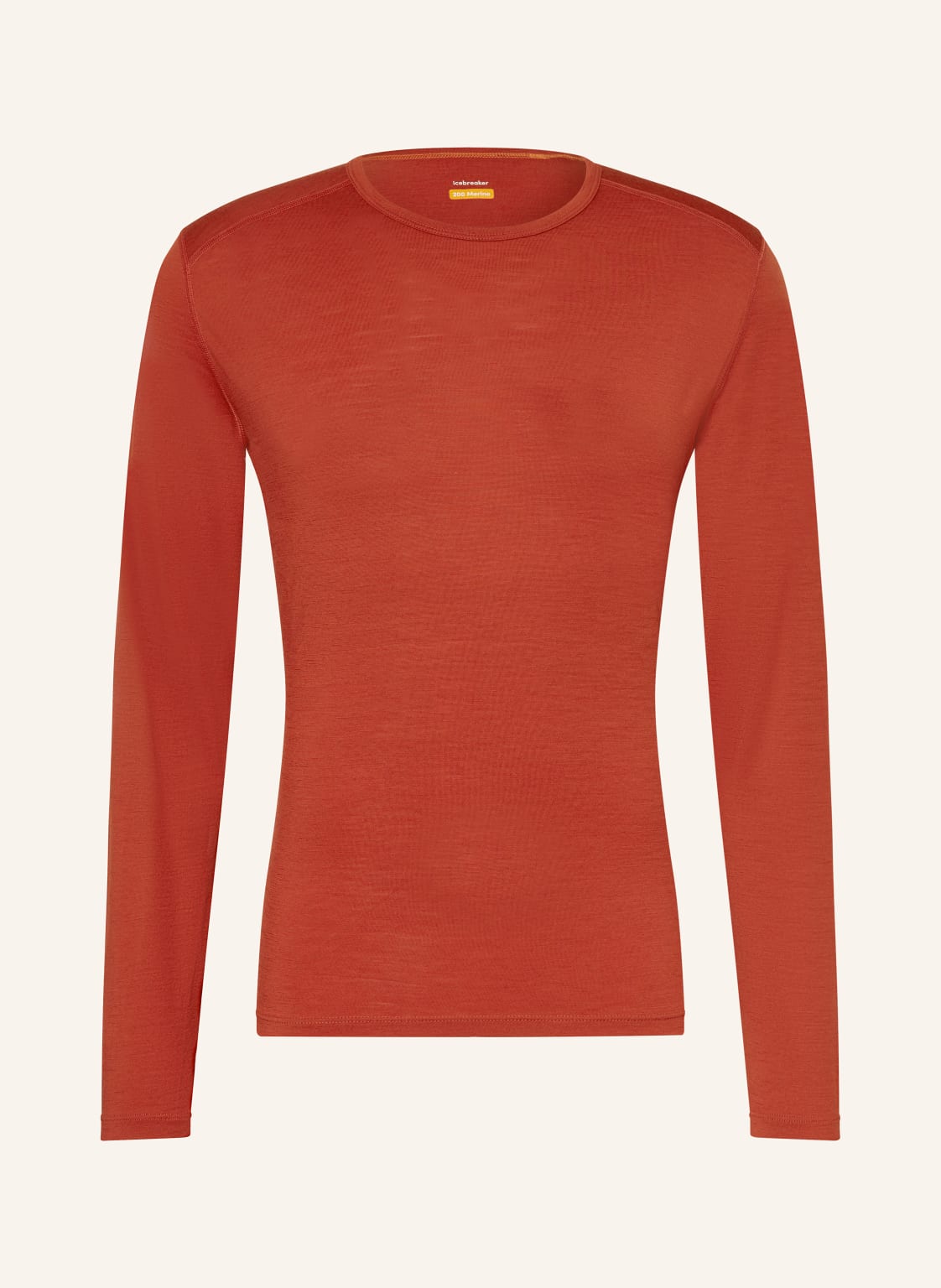 Icebreaker Funktionswäsche-Shirt 200 Oasis Aus Merinowolle rot von Icebreaker