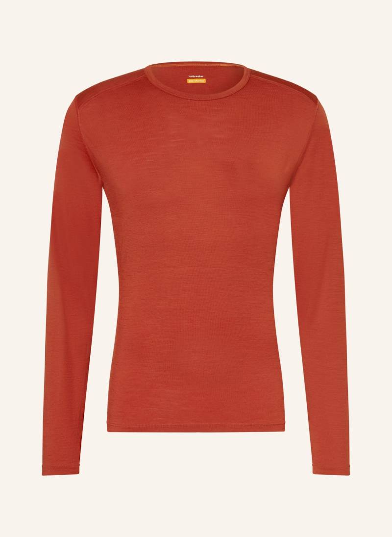 Icebreaker Funktionswäsche-Shirt 200 Oasis Aus Merinowolle rot von Icebreaker