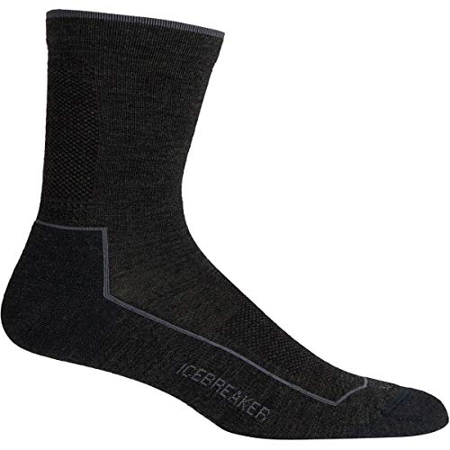 Icebreaker Herren Cool Lite Light 3Q Crew Socken, Jet Hthr, XL von Icebreaker