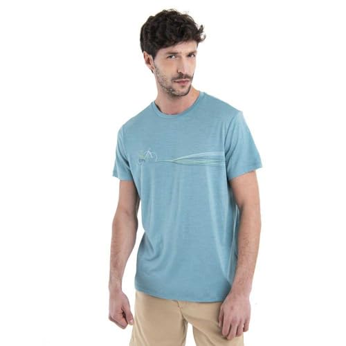 Icebreaker Herren Funktionsshirt Tech Lite III Cloud ray XXL von Icebreaker