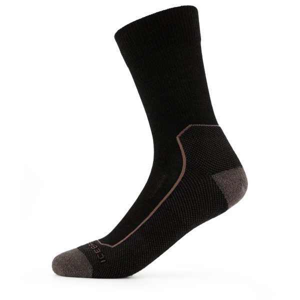 Icebreaker - Hike+ Light Crew - Wandersocken Gr XL schwarz von Icebreaker