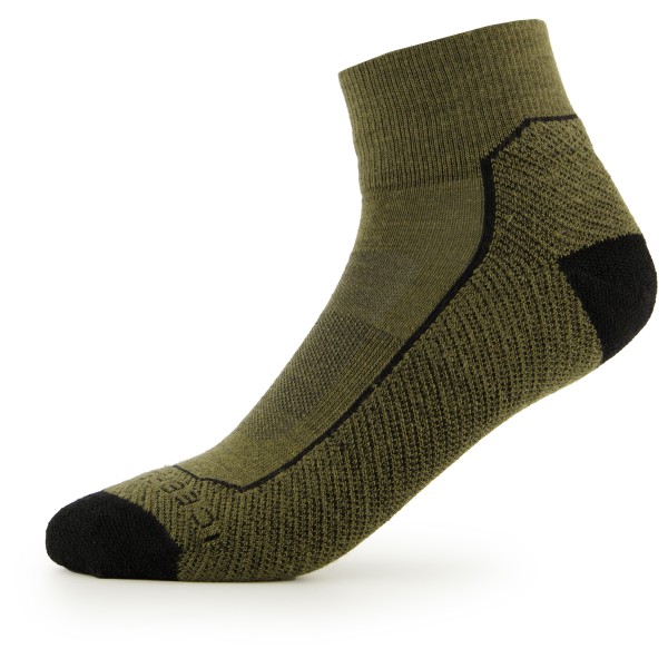 Icebreaker - Hike+ Light Mini - Wandersocken Gr L schwarz/oliv von Icebreaker