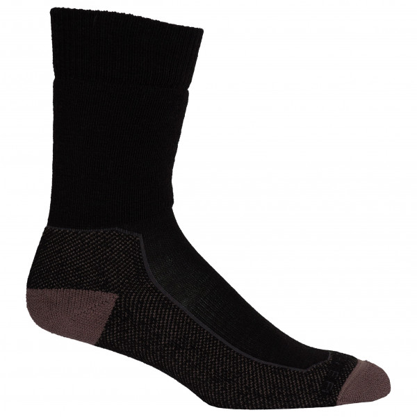 Icebreaker - Hike+ Medium Crew - Wandersocken Gr M schwarz von Icebreaker