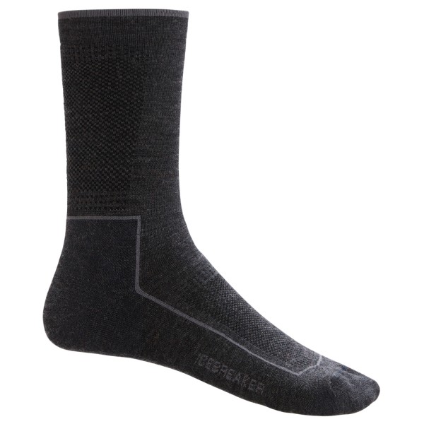 Icebreaker - Hike Cool-Lite 3Q Crew - Wandersocken Gr XL schwarz von Icebreaker